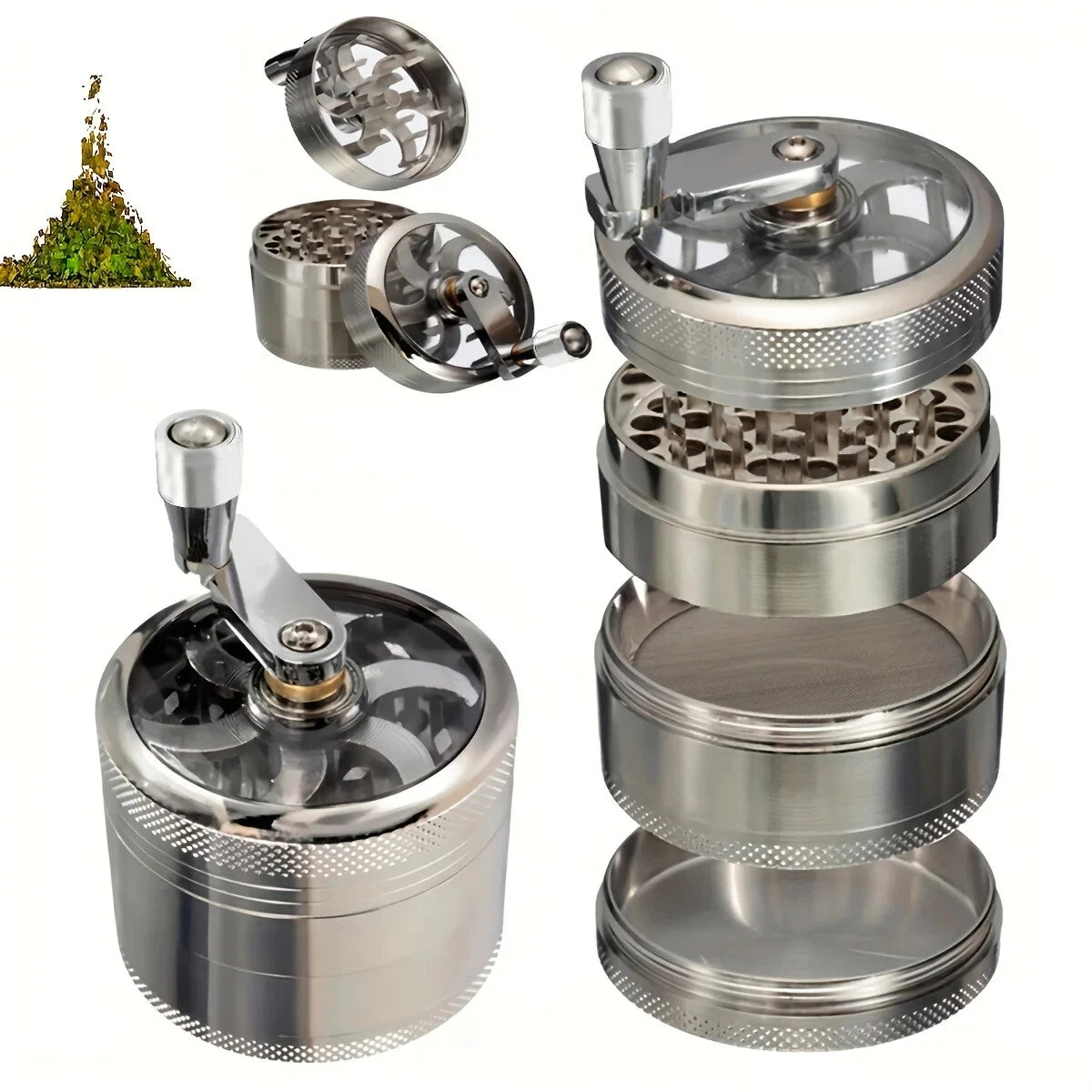 Nut and Hard Spice Grinder for Nutmeg Ginger Rock Salt and Peppercorn Hand Tools