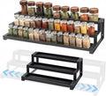 3-Tier Spice Rack Organizer for Kitchen Cabinet or Pantry, 16"-29" Expandable Sp